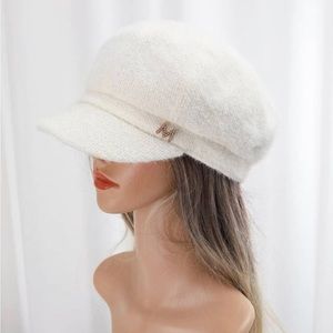 Baker Boy Cream Hat NEW super cute!